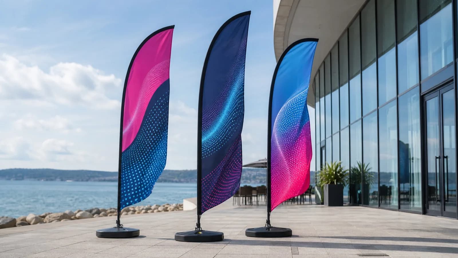 Beachflag bez omylov: tvar, veľkosť a správna podstava