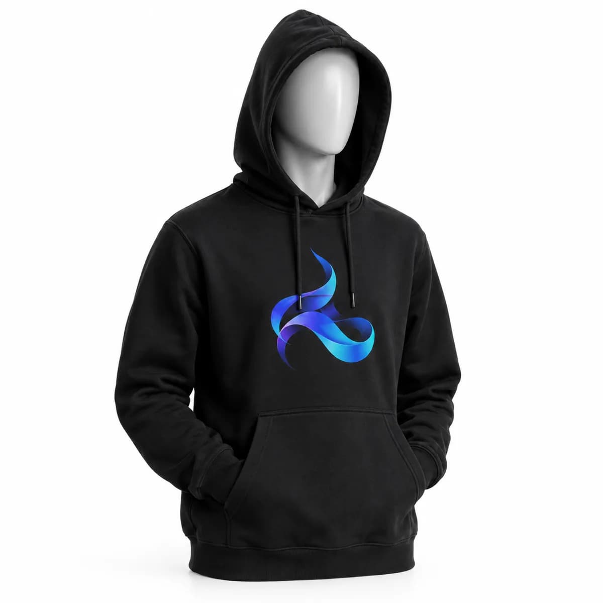 Mikina s kapucňou JHK Kangaroo s potlačou