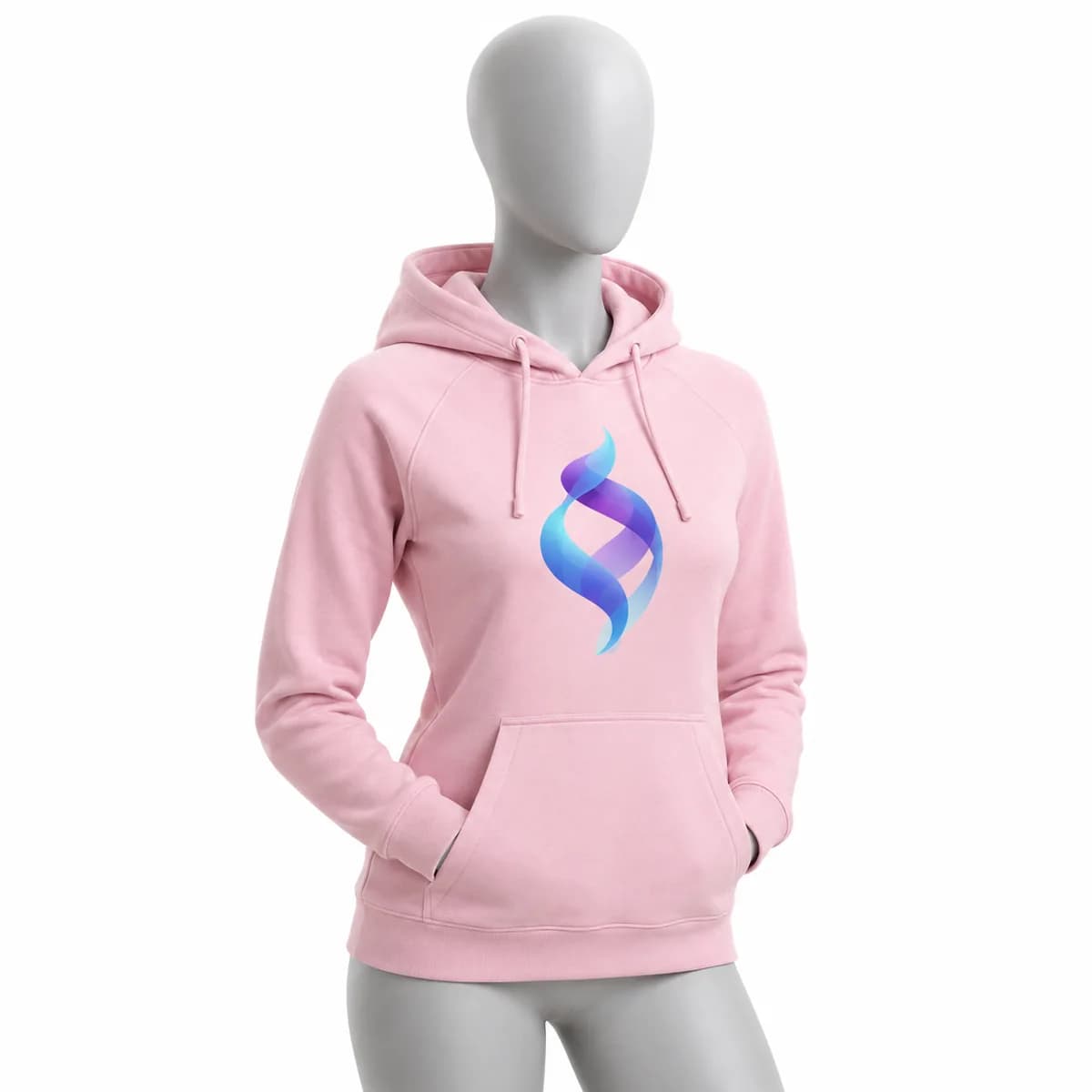 Dámska mikina s kapucňou JHK Kangaroo Lady s potlačou