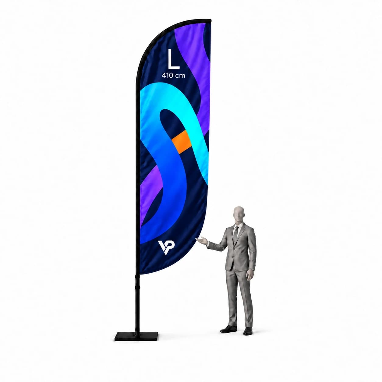 Beachflag reklamná vlajka Winder L - 410cm