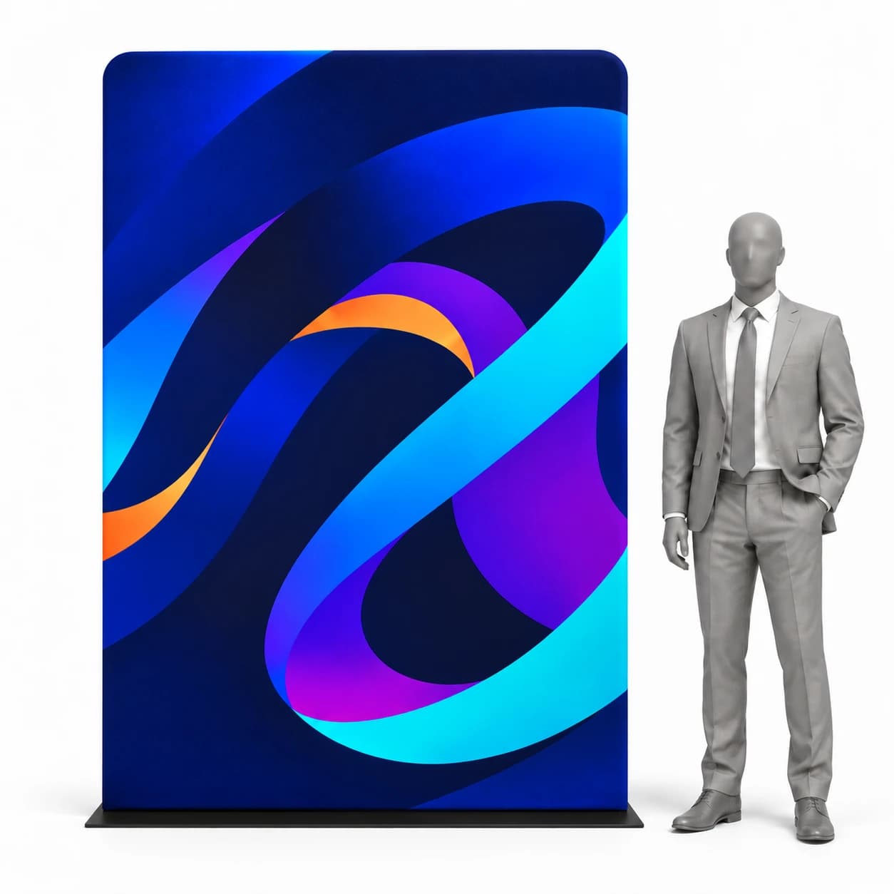 Textilný stand 150 × 230 cm s tlačou