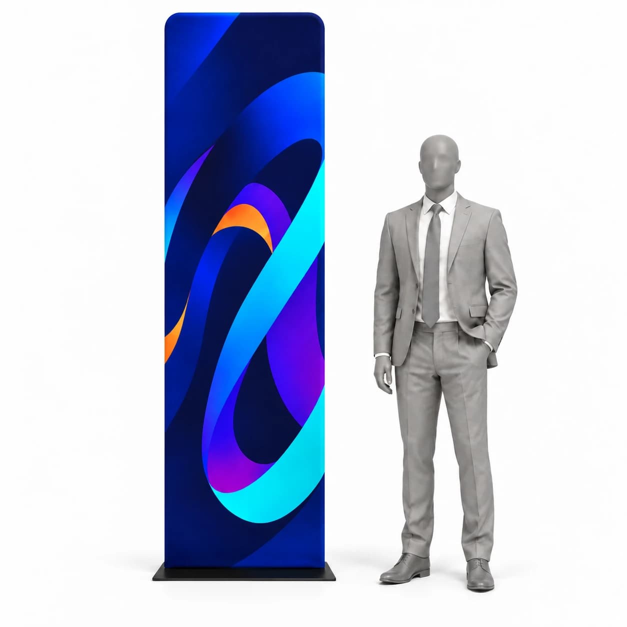 Textilný stand 60 × 230 cm s tlačou