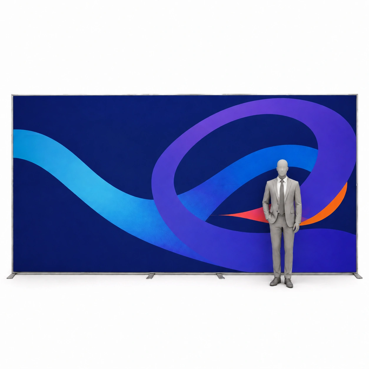 Podsvietená stena LED Backlight 500 × 250 cm s grafikou