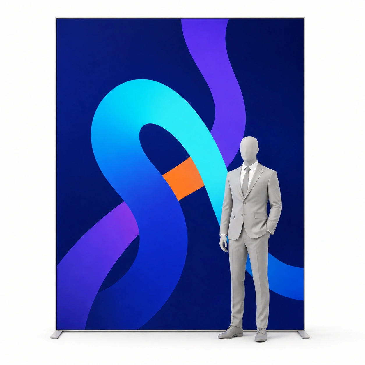 Podsvietená stena LED Backlight 200 × 250 cm s grafikou